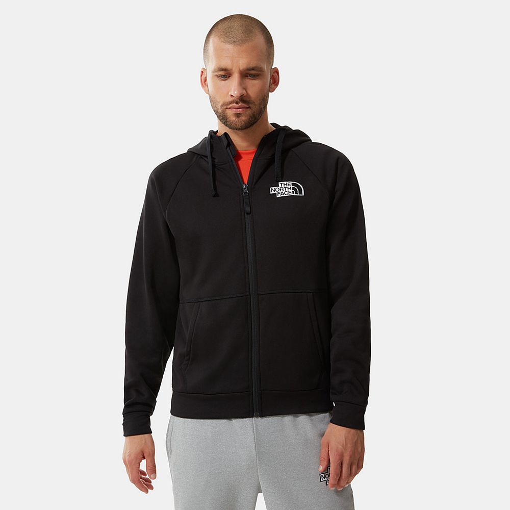 The North Face Hoodie Mens Australia - The North Face Exploration Zip-Up  Black (EQS-651970)